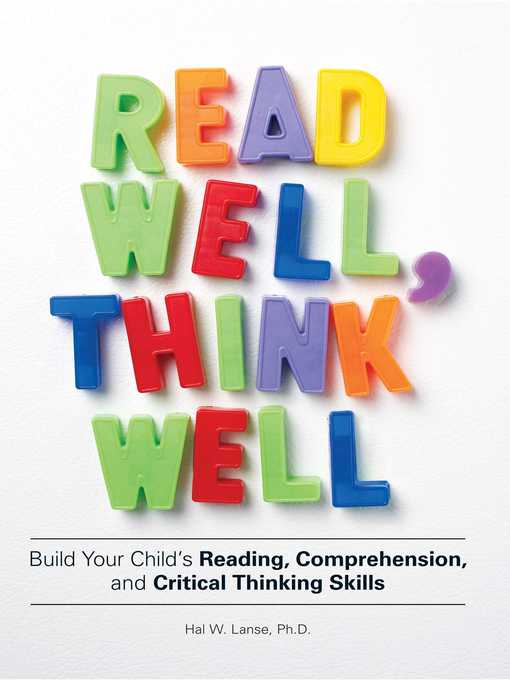 Cover image for Read Well, Think Well